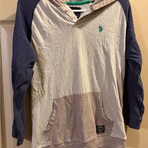 Boys Long Sleeve Hooded Shirt